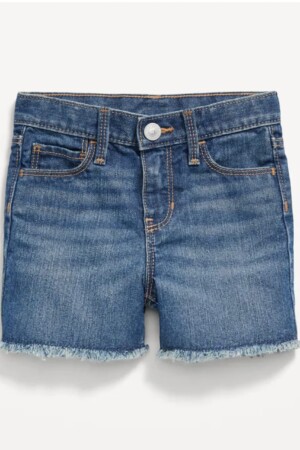 Short jean azul claro casual.