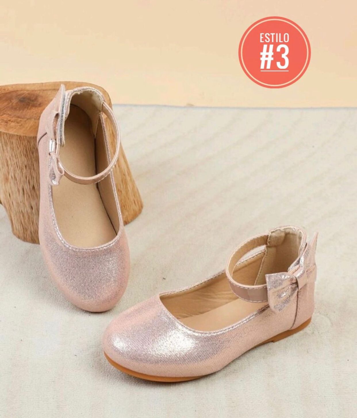 zapatos rosa con chongo – Crece Kids