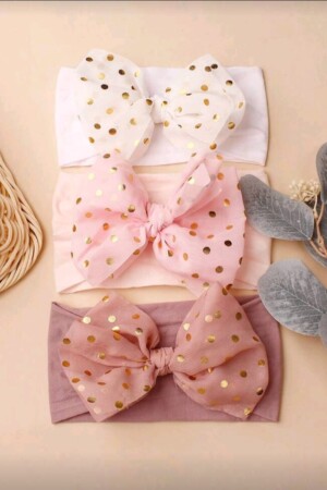 Set de vinchas  con brillantes para Bebé – Confort y Estilo