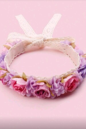 Diadema de Corona Floral para Niña