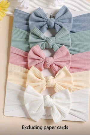 set de 5 vinchas  de chonguito suaves y cómodas