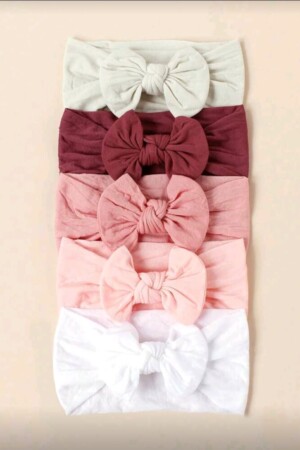 set de vinchas de 5 colores ideal para tu bebe