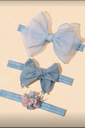 “Delicada Vincha Azul Cielo”