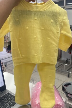 set de conjunto amarillo de recien nacido