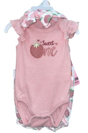 Conjunto para bebé niña “Sweet Me” Fresa – 2 piezas