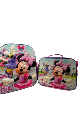 SET DE MOCHILA Y LONVHERA DE MINNIE MAUSE